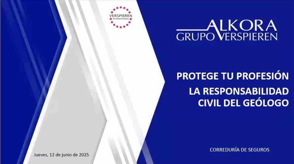 Grabación del Webinar "LA RESPONSABILIDAD DEL GEÓLOGO"