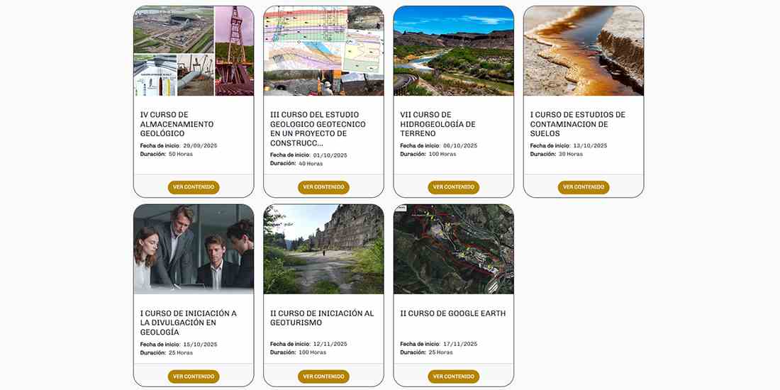 Formación de septiembre a diciembre: nuevos cursos