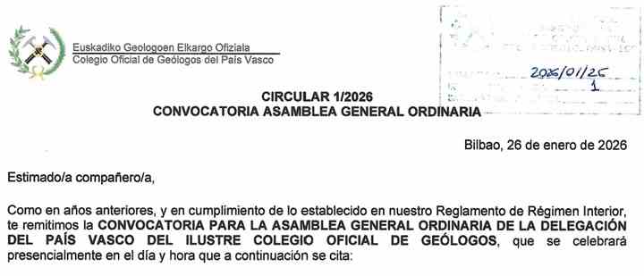 CONVOCATORIA ASAMBLEA 2026 ICOG PV EGEO 2026KO OHIKO BATZARRERAKO DEIALDIA