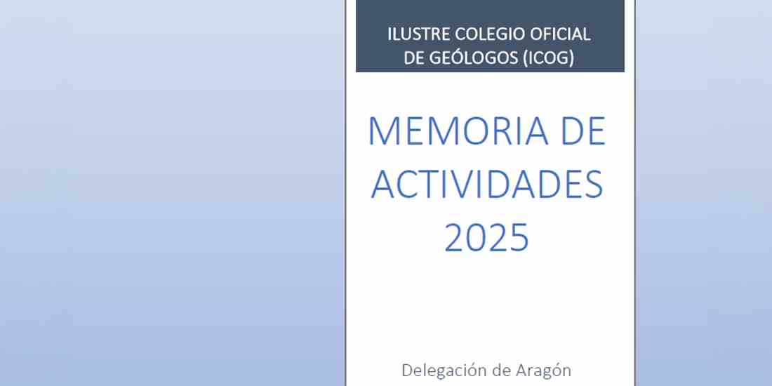 Memoria de Actividades 2025 Delegación de Aragón