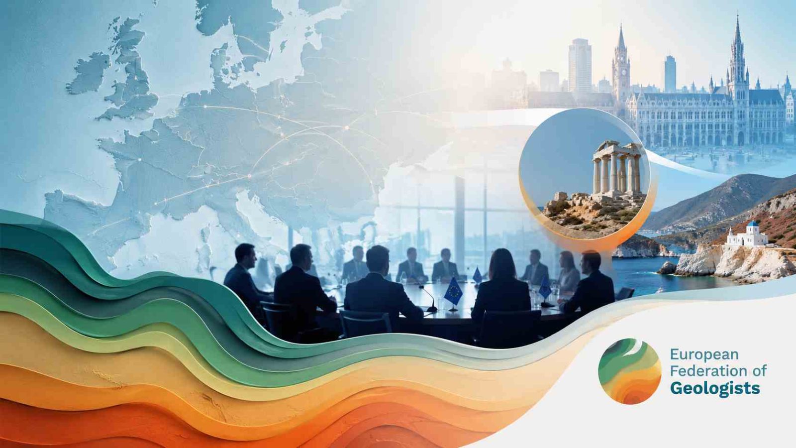 El ICOG refuerza su presencia europea en la reunión de la Federación Europea de Geólogos en Milos