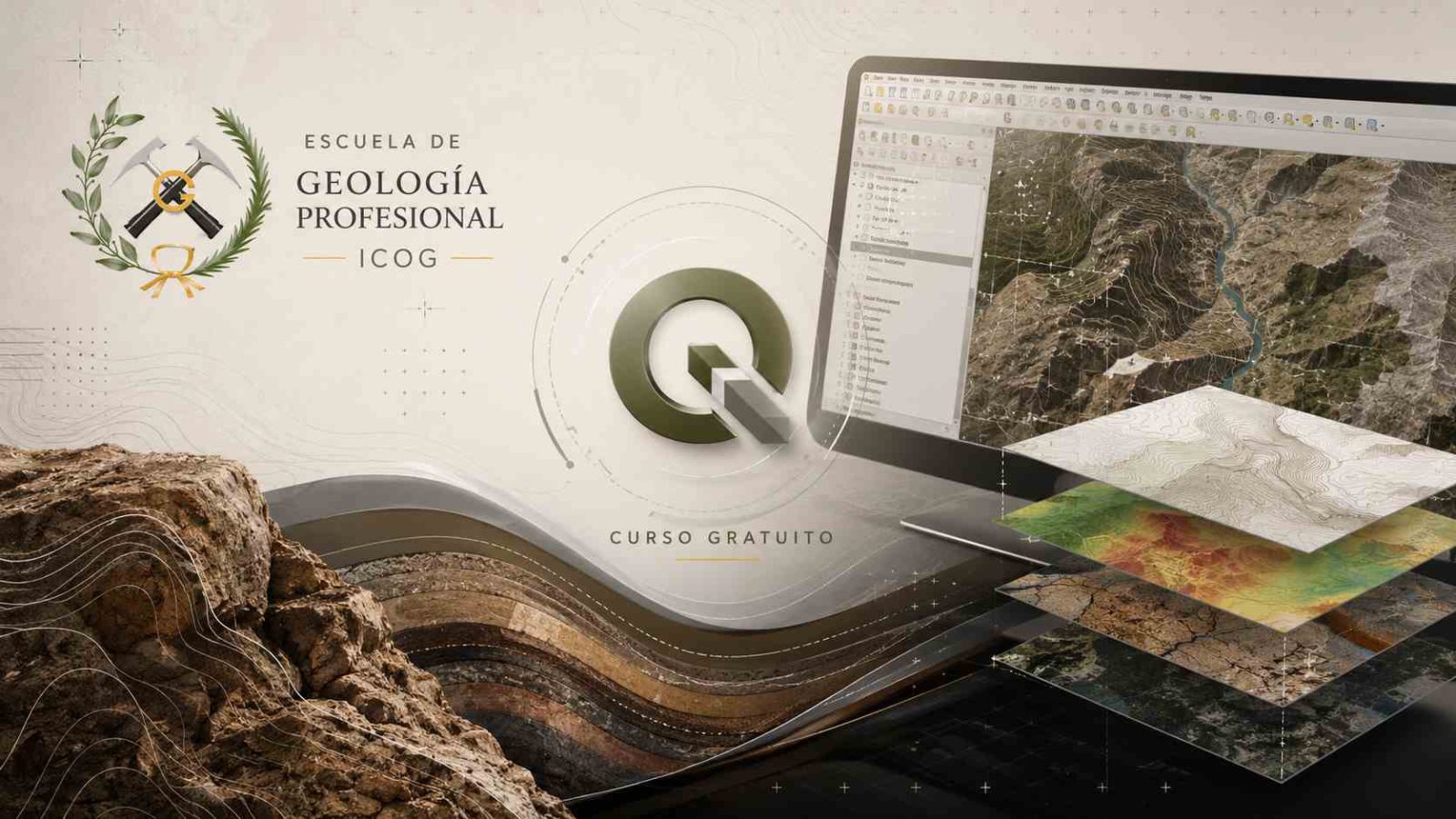 Curso gratuito de QGIS para personas con carné joven del ICOG