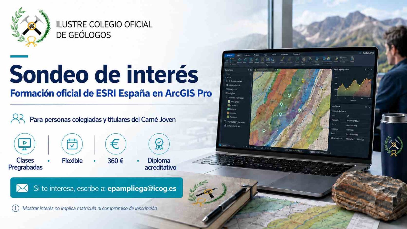 ¿Te interesaría iniciarte en ArcGIS Pro con ESRI España a un precio reducido?