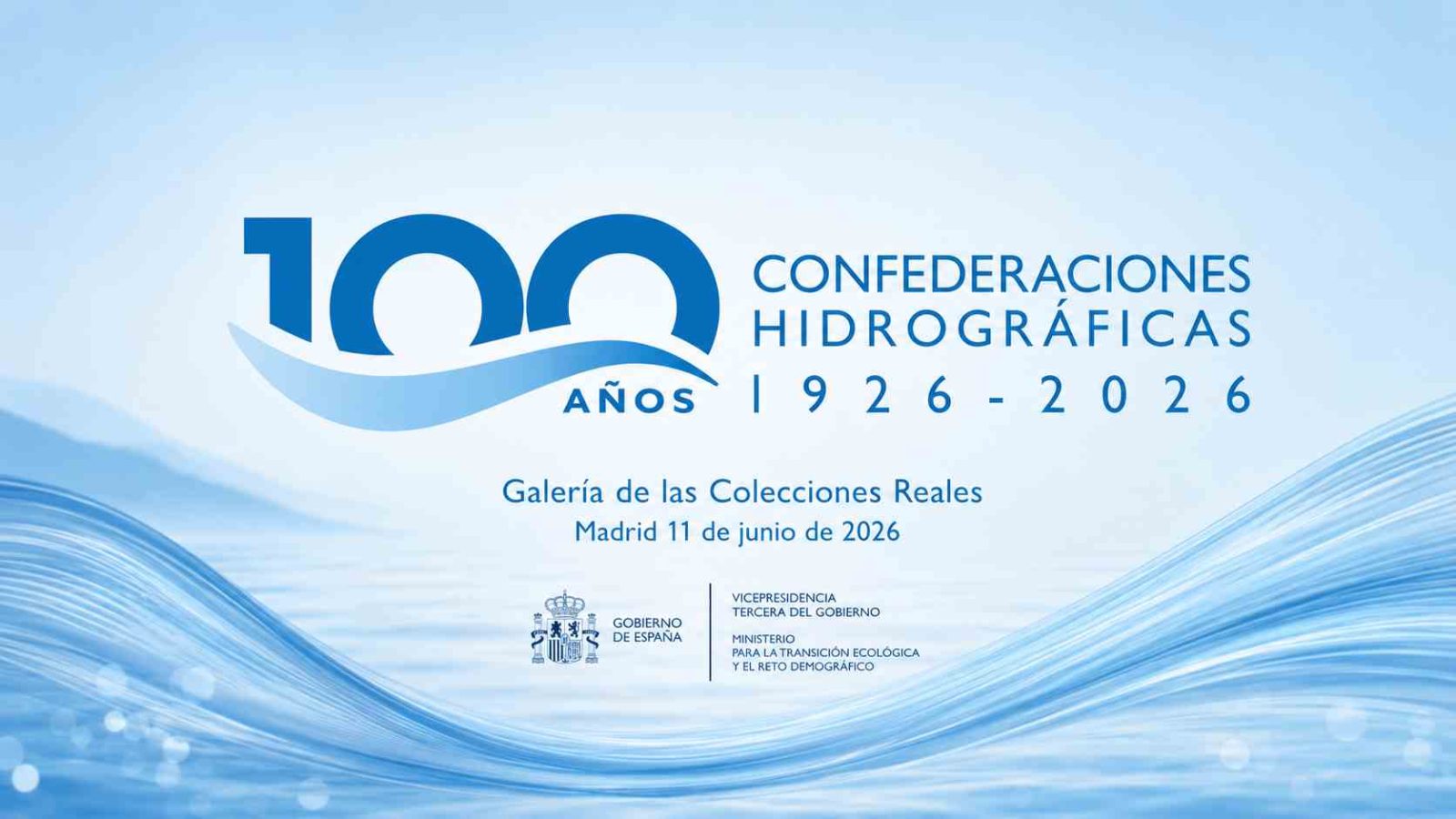 El ICOG asiste al acto conmemorativo del centenario de las Confederaciones Hidrográficas