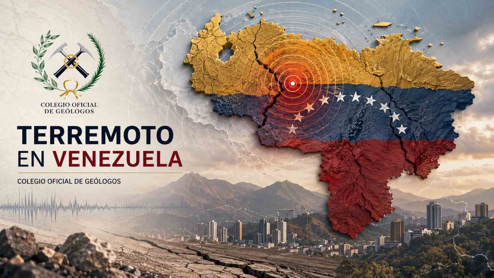 El Ilustre Colegio Oficial de Geólogos analiza las claves técnicas del doble terremoto de Venezuela y recuerda la importancia de la ingeniería sísmica