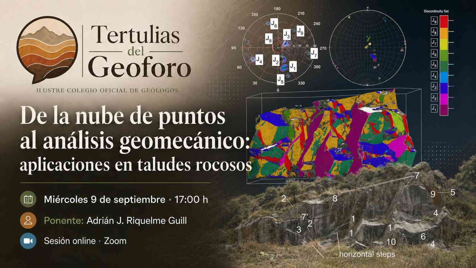 Geoforo | De la nube de puntos al análisis geomecánico: aplicaciones en taludes rocosos