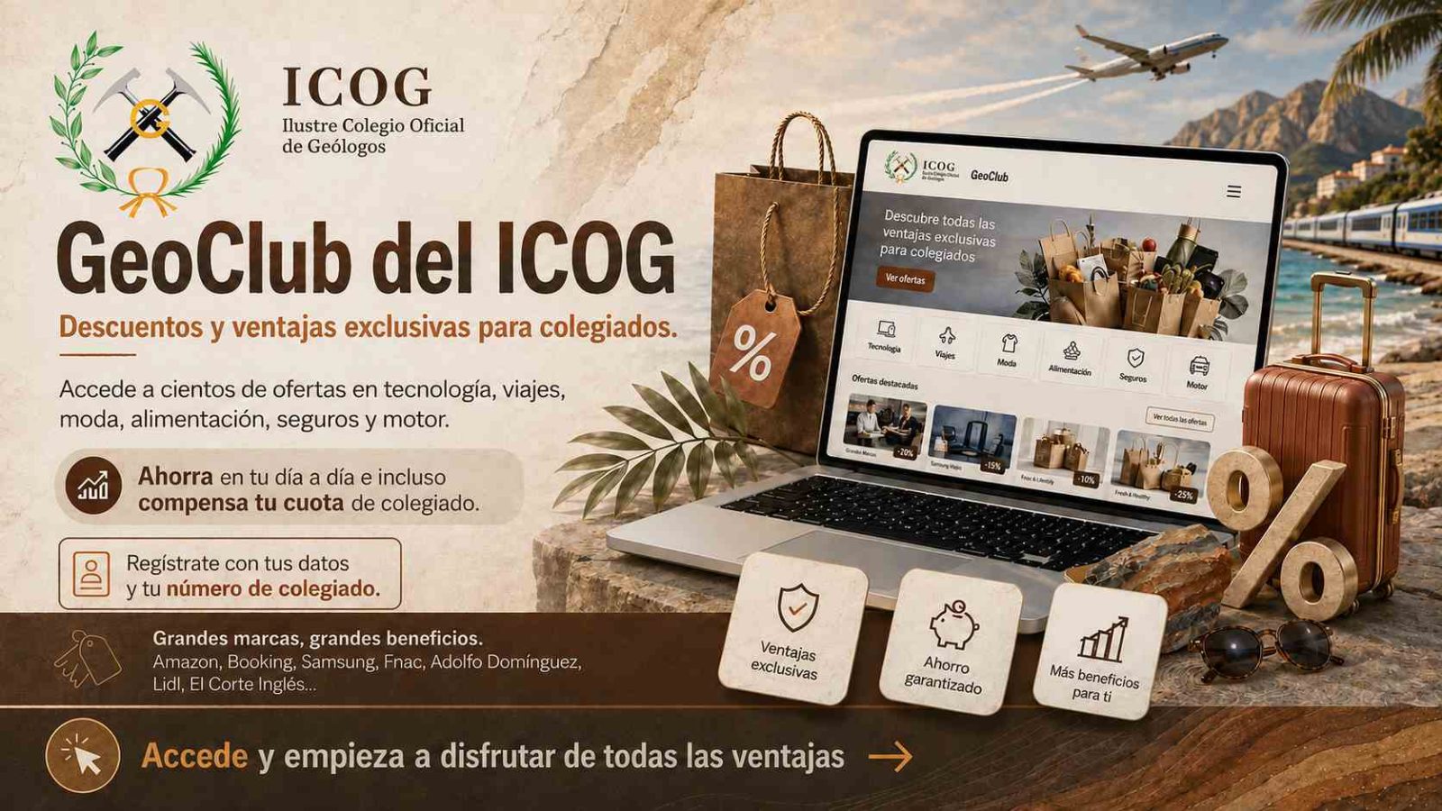 Nuevas ventajas y descuentos para los colegiados a través de GeoClub