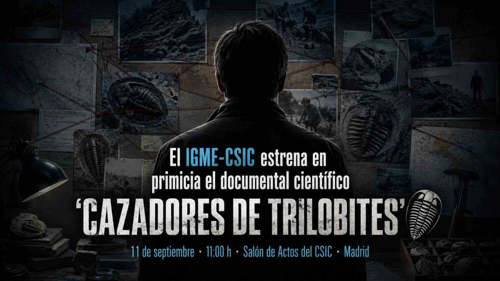 El IGME-CSIC estrena en primicia el documental científico «Cazadores de trilobites»