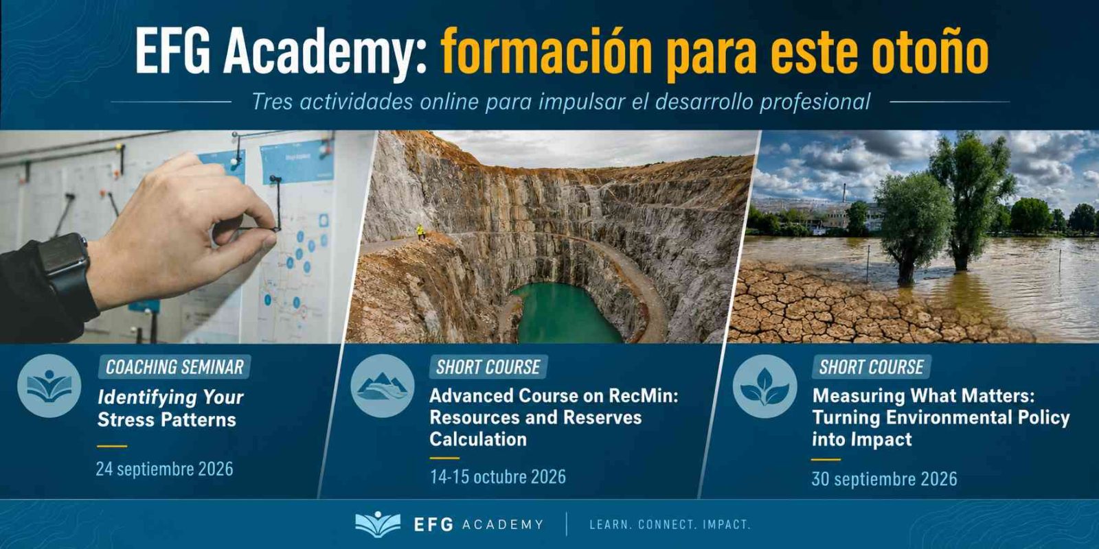 EFG Academy presenta su oferta de formación para este otoño