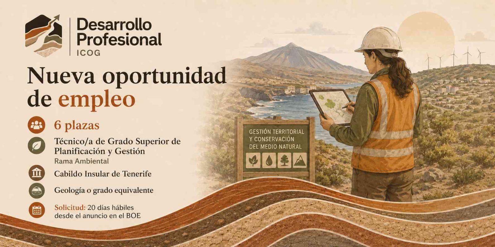 El Cabildo de Tenerife convoca seis plazas para técnicos superiores en el área ambiental