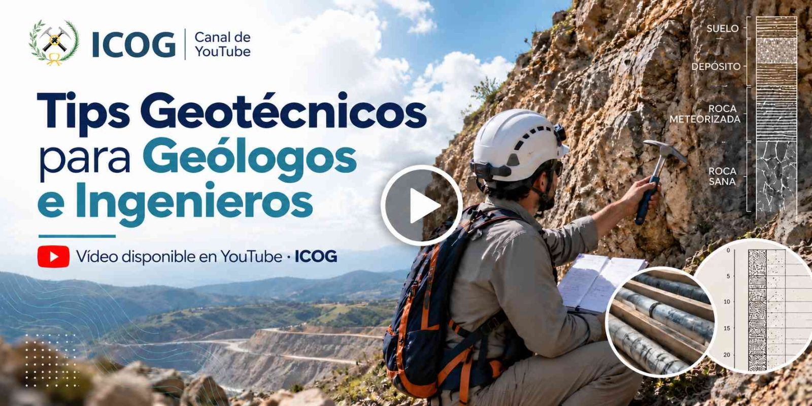 La geotecnia falla cuando el geólogo no toma datos de campo