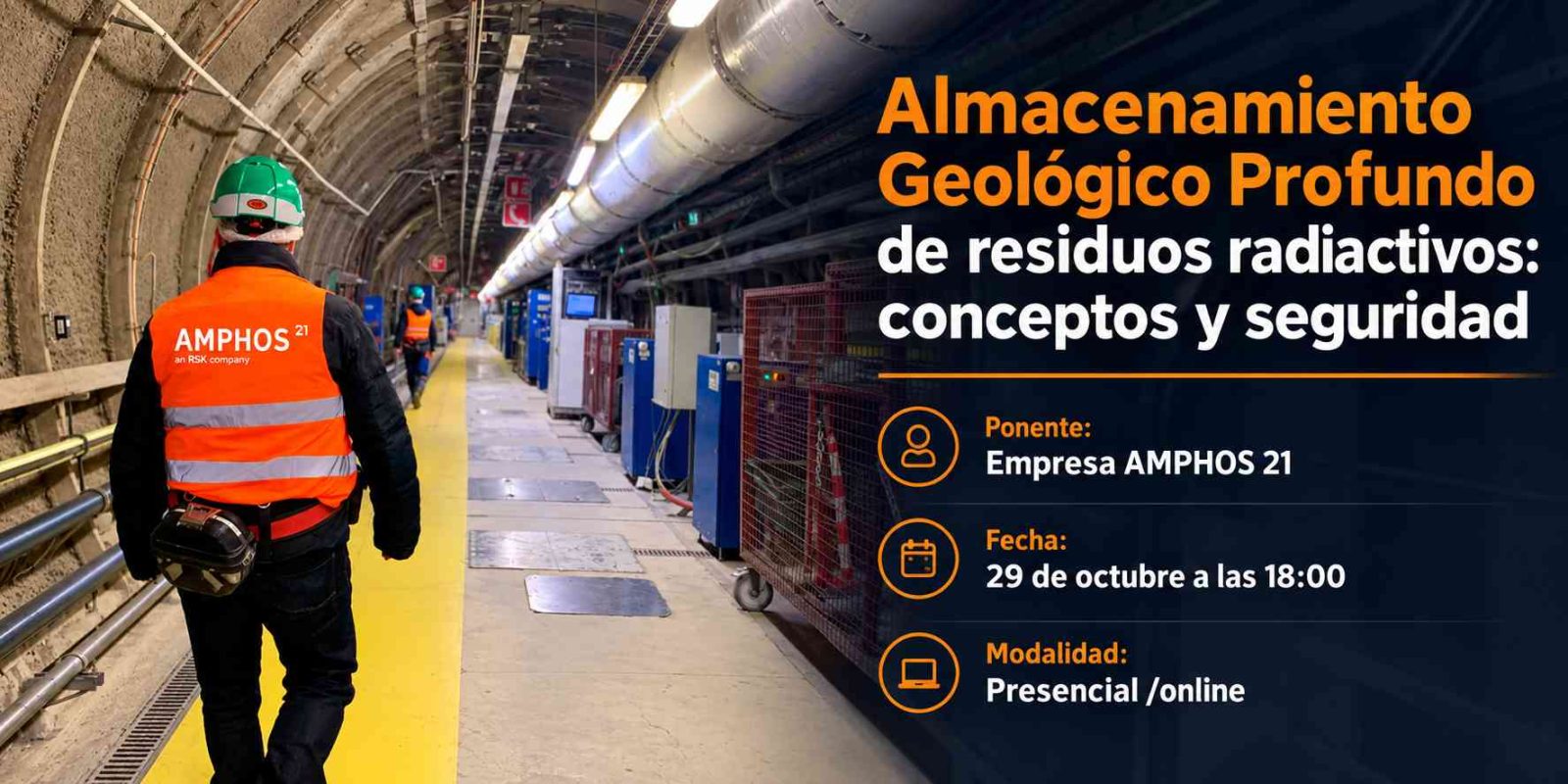 El ICOG organiza una charla sobre almacenamiento geológico profundo de residuos radiactivos